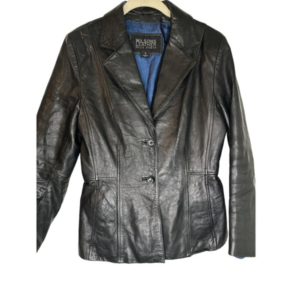 Pelle Studio Wilson Leather Women's Small Leather Coat Black